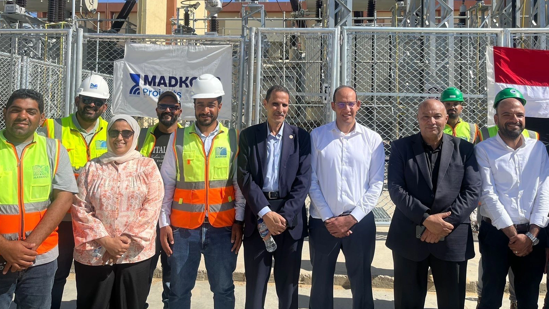 MADKOUR Projects successfully energized ND2 substation 22/66/220 KV 2
