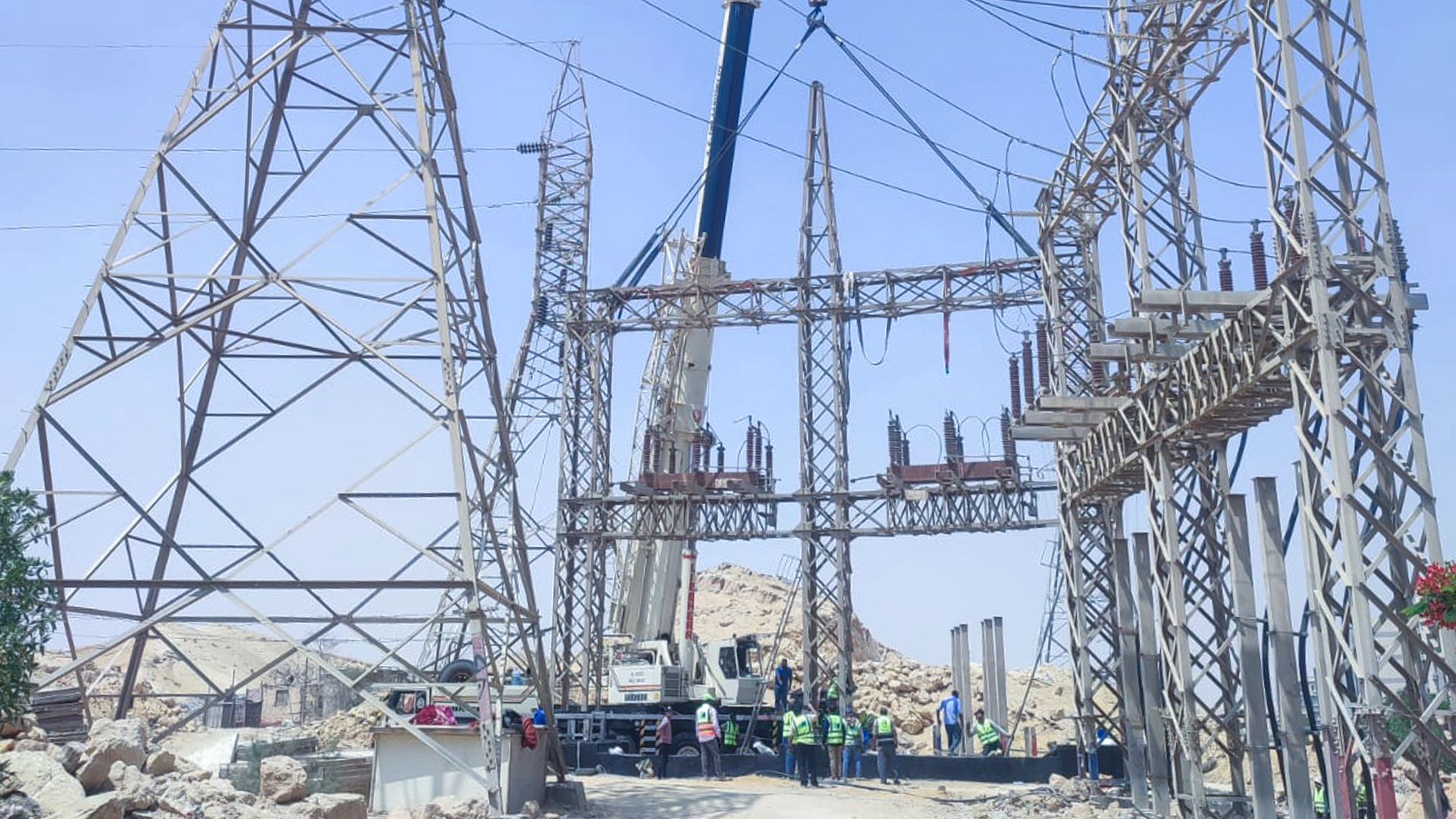 OHTL 220-66 KV Path Adjustment of New Cairo Southern Extension 2